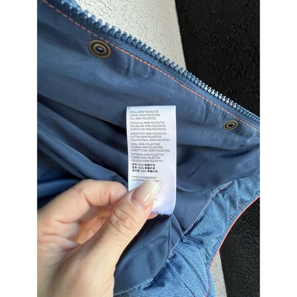 BDG Effie Trucker Jacket - Size Small - Blue/ Orange - Picture 11 of 11